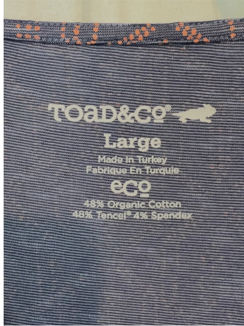 Toad & Co Women’s Cue Wrap Cafe Dress Large  Pockets Organic Tencel Cotton - Picture 11 of 14